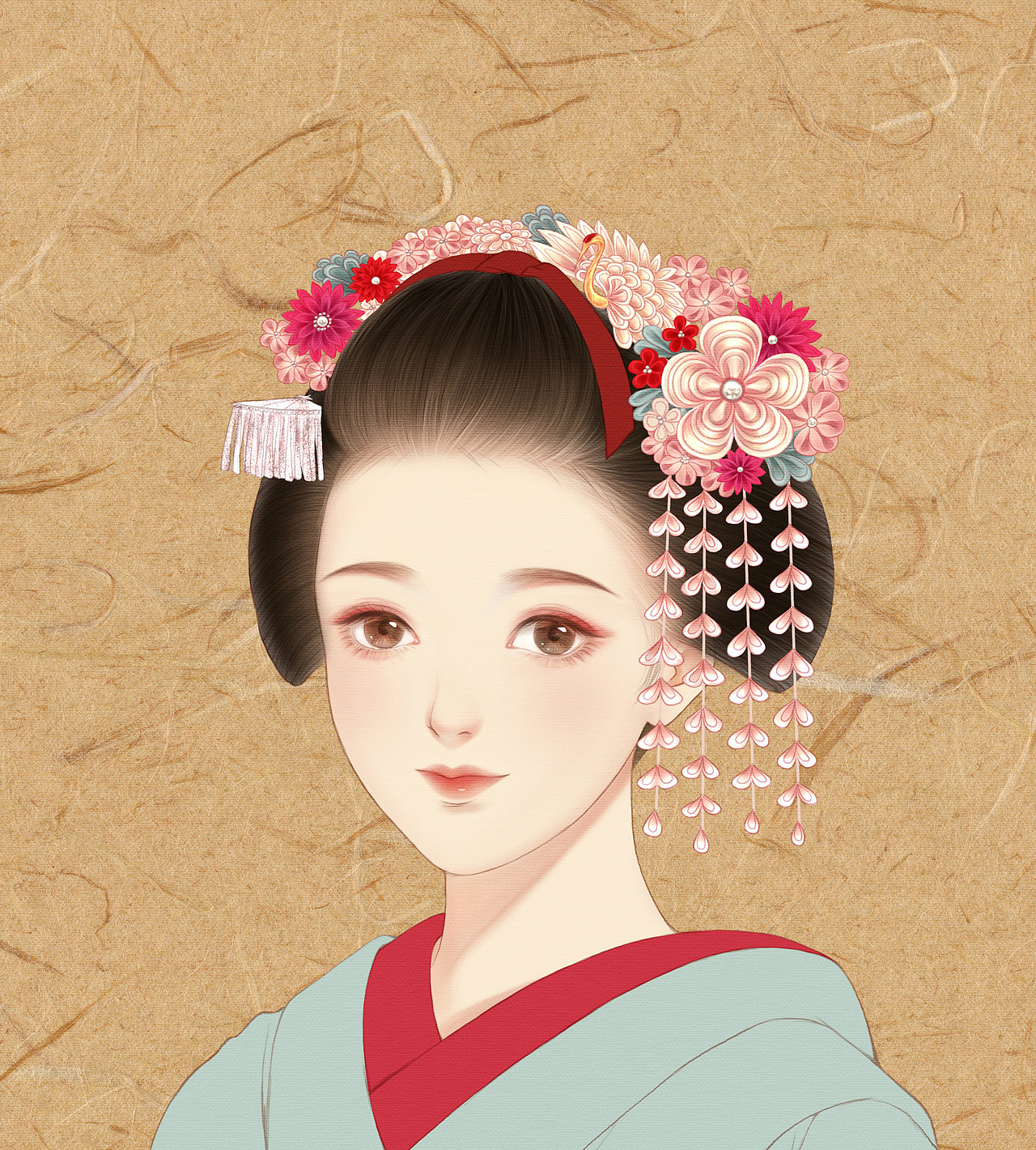 原创作品《艺伎》