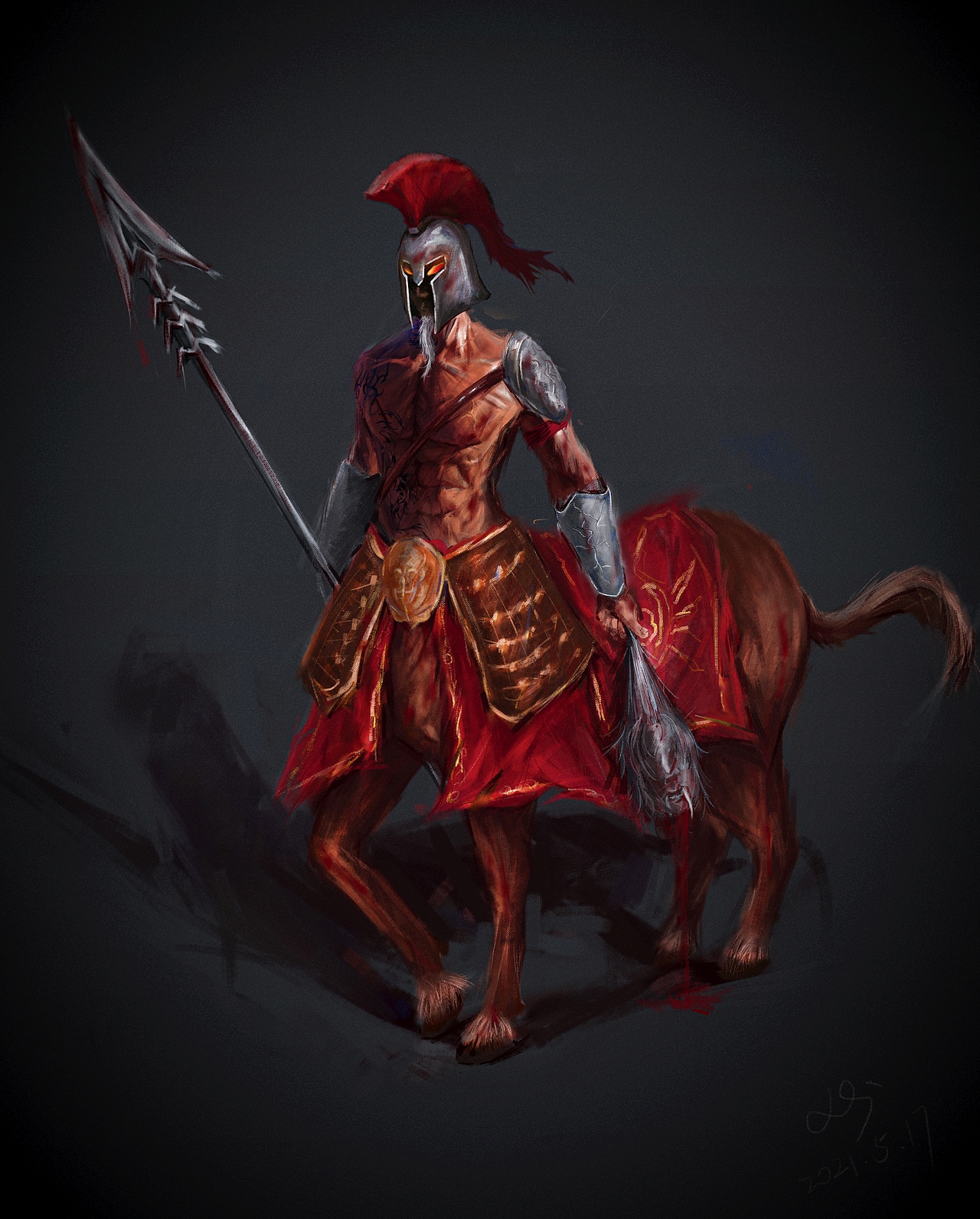 人马角色设计草图（图ZMjU2NDcxNTgw） - 游戏原画 - 站酷设计师JAYID原创素材 - 站酷ZCOOL