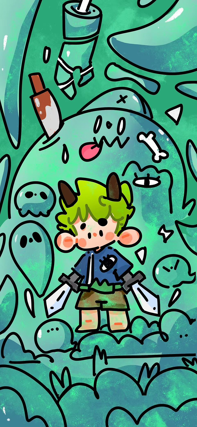 摆尾君壁纸系列（图ZMzQ3MzY5NDMy） - 创作习作 - 站酷设计师Devilx_Gentleman原创素材 - 站酷ZCOOL