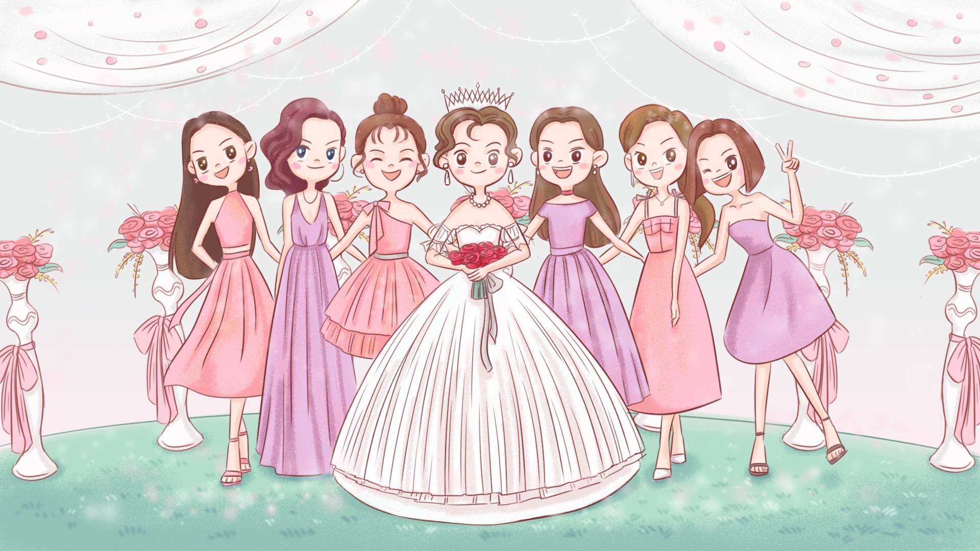 结婚|插画|插画习作|梦铺子 - 原创作品 - 站酷 (zcool)