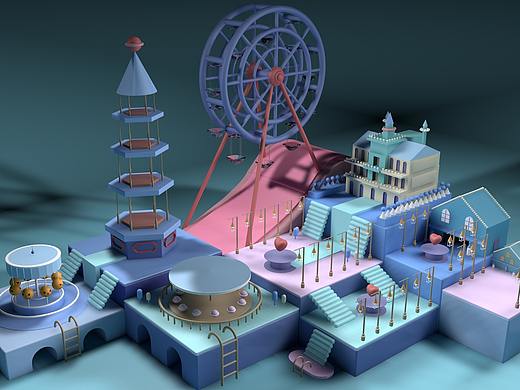 C4D场景练习2