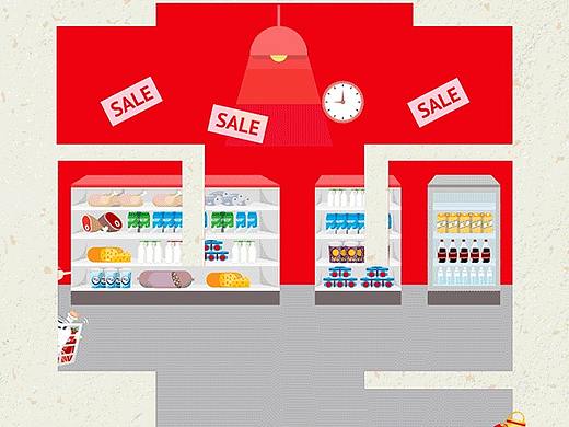 小冰柜的创意GIF-屯粮积草