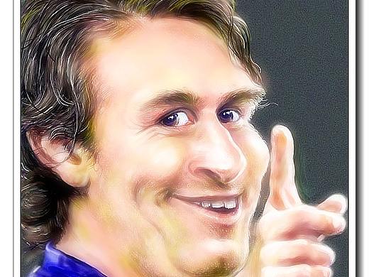 名人肖像漫画梅西