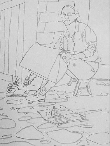 很棒的人物速写作品,一定要看哦