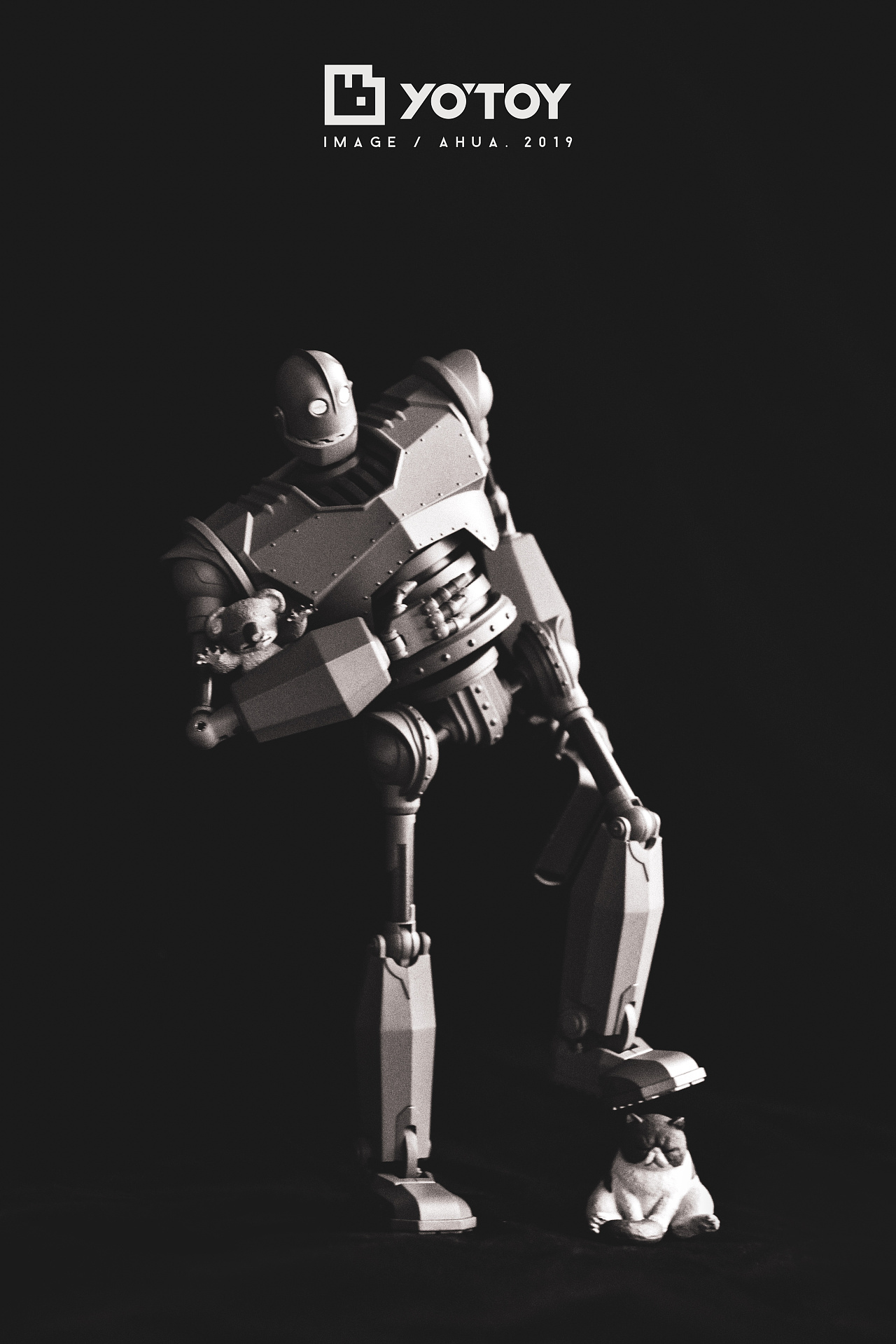 【yo玩具摄影】千值练 riobot 钢铁巨人iron giant