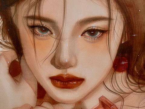 画一个微醺（个人主页-ZNjQzODU5MTI=） - 绘画 - 站酷设计师迷森鹿水彩原创素材 - 站酷ZCOOL