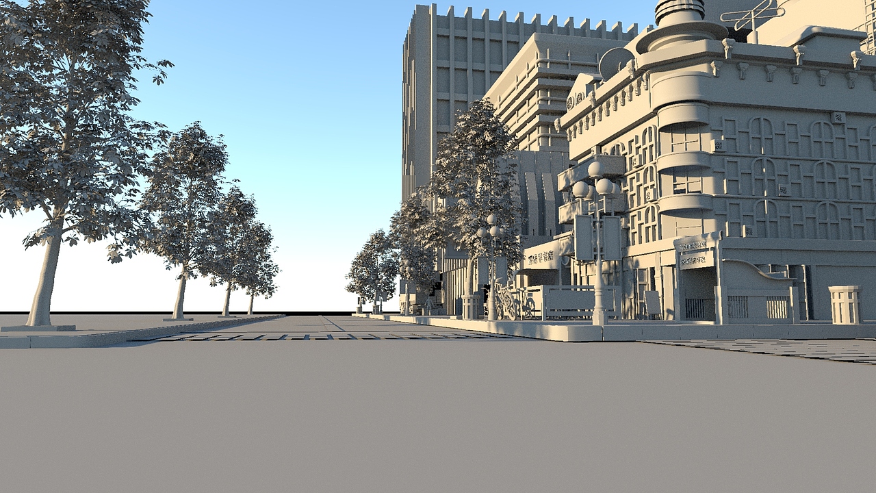 建筑模型-室外场景