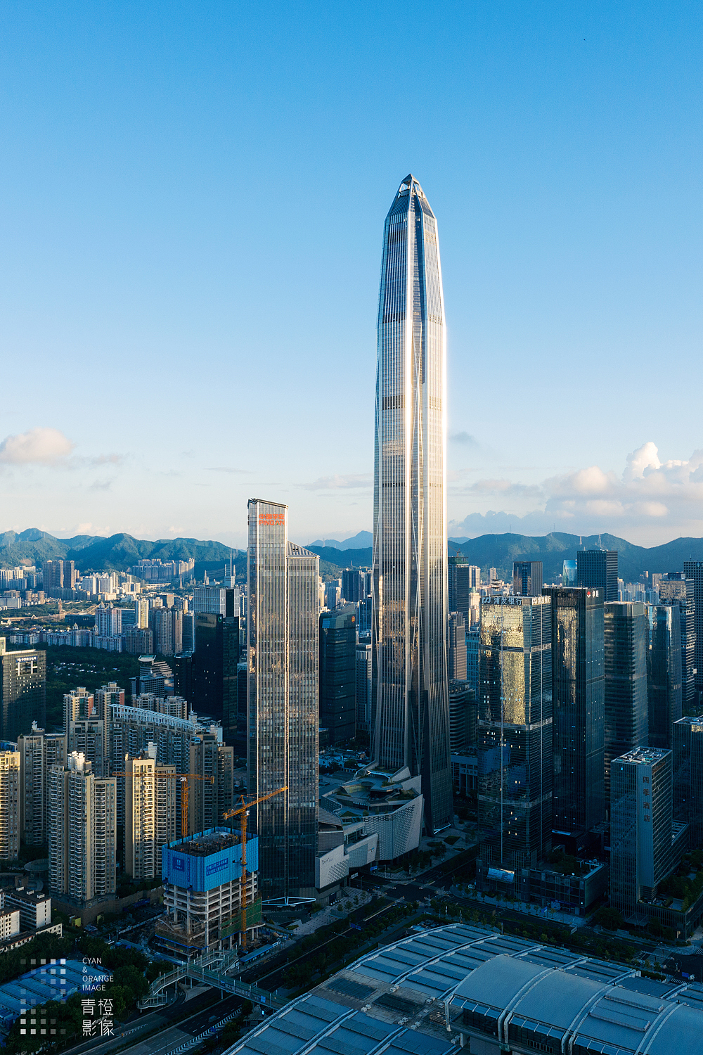 建筑摄影平安金融中心ⅹ青橙影像