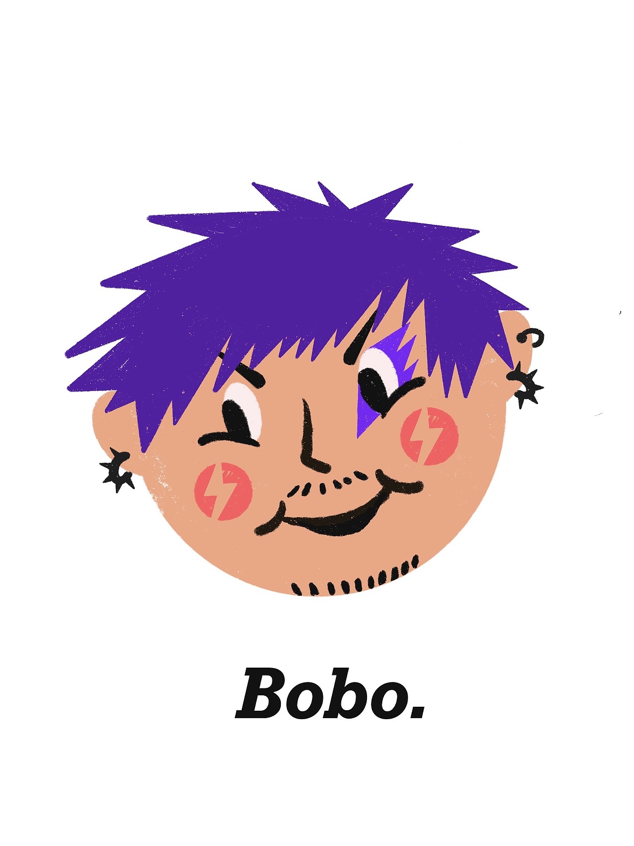 《Bobo》（图ZMTg2NjI1ODU2） - 创作习作 - 站酷设计师妙蛙狗子原创素材 - 站酷ZCOOL