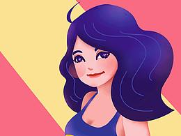 【頭像插畫(huà)】Wink～