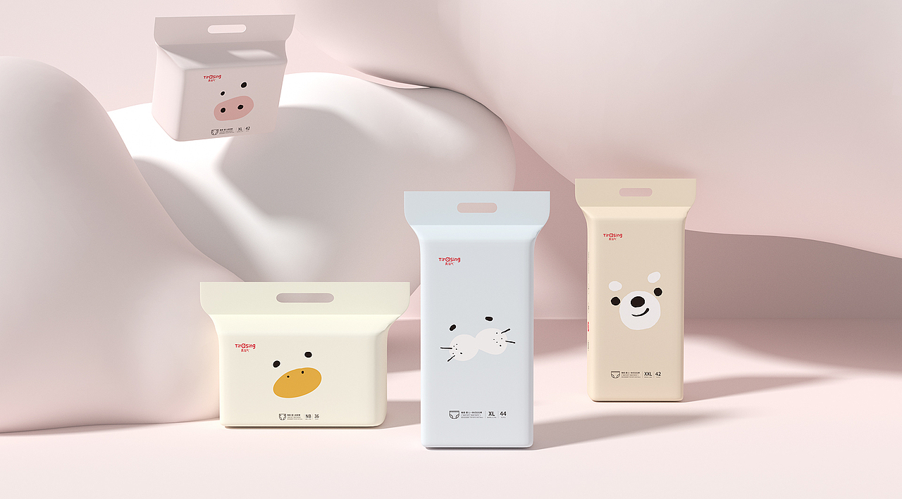 超极简风格纸尿裤包装设计爆款打造--恩加创意（图ZMjUyODc3NzYw） - 包装 - 站酷设计师恩加品牌行销机构原创素材 - 站酷ZCOOL