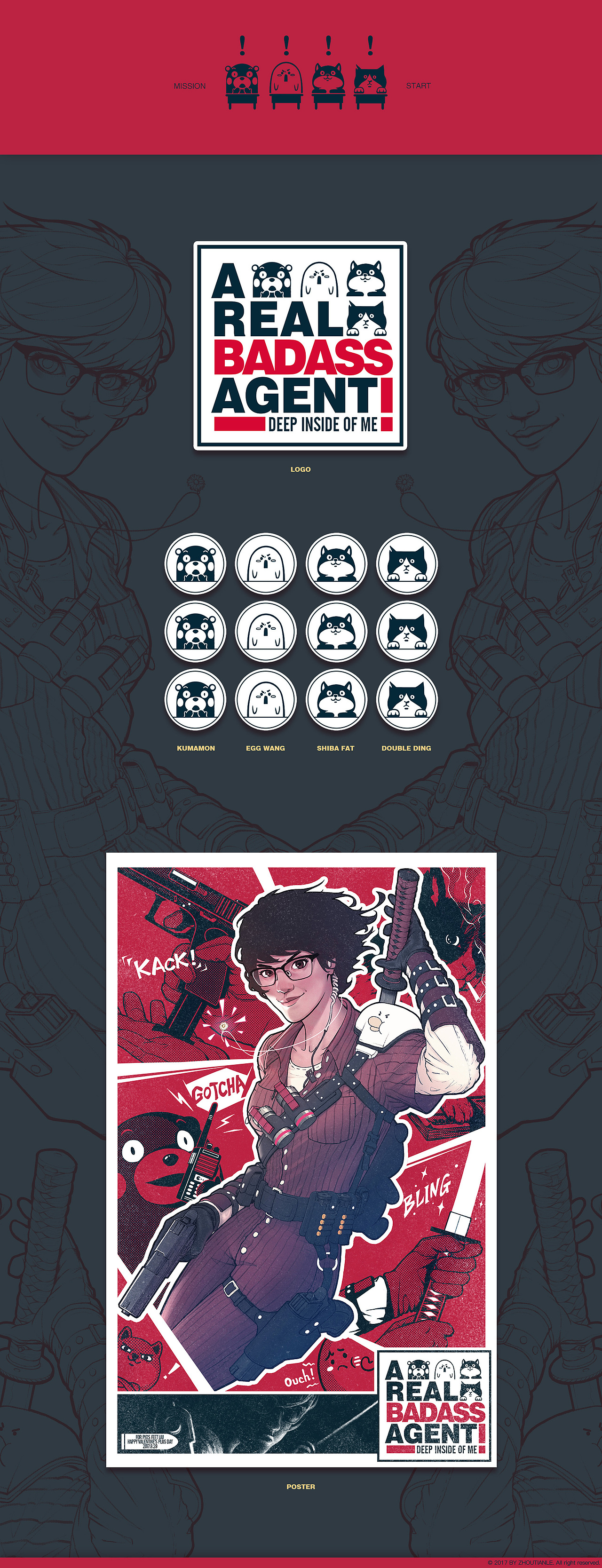 一个狗粮包装设计（图ZOTk4Njg3MzI=） - 新锐潮流插画 - 站酷设计师周天乐原创素材 - 站酷ZCOOL