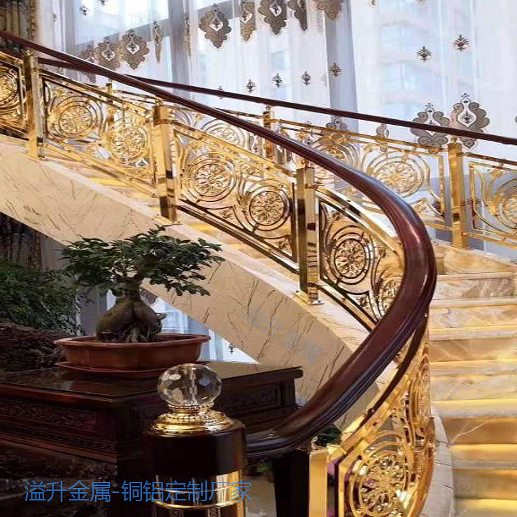 铜楼梯扶手高度类型