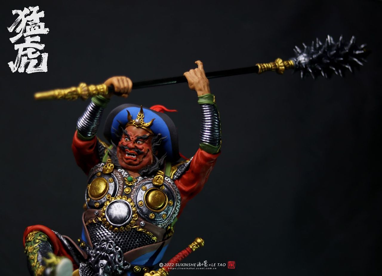 塑新社模玩手捏粘土手办人偶致敬三国【塑新社潘纪坤】