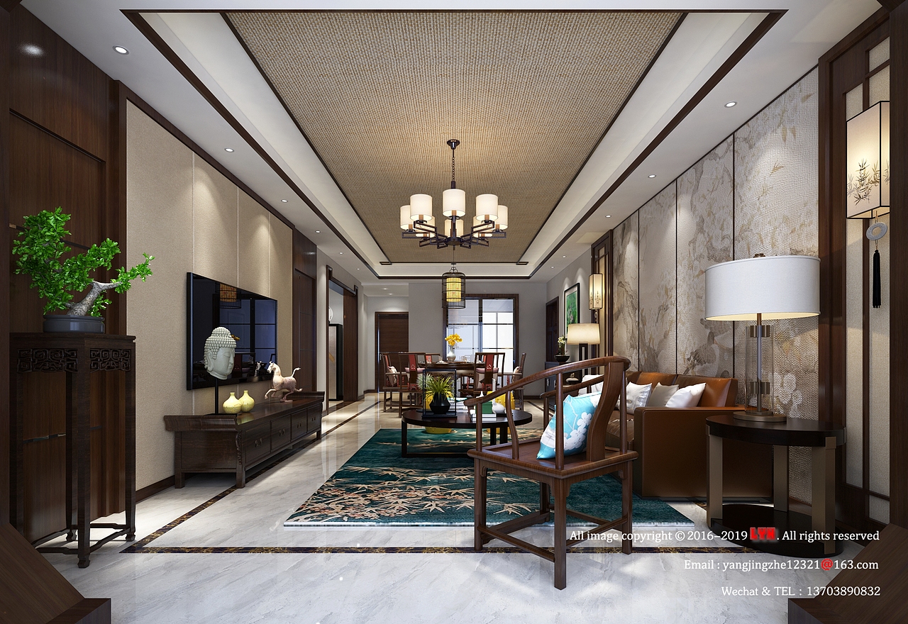 中式参考（图ZNzE2OTQwNjA=） - 家装设计 - 站酷设计师LYN荆哲原创素材 - 站酷ZCOOL