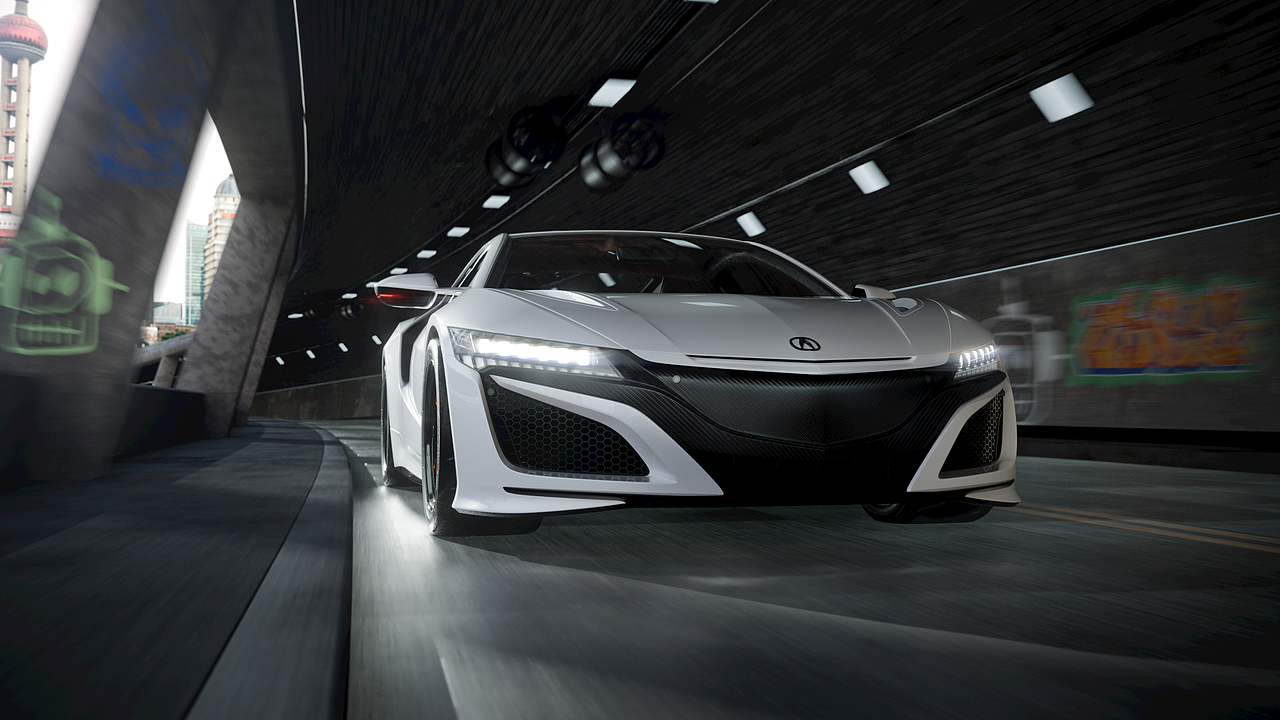 区区渲染一台车车 讴歌NSX