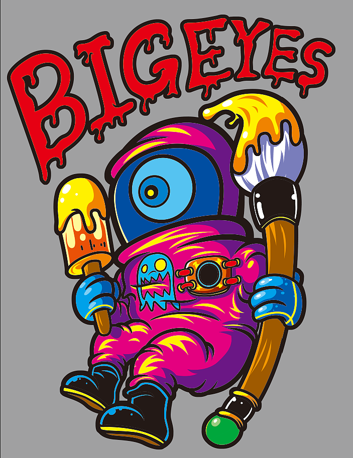 酒鬼&大眼（图ZNjQ1NjU2ODg=） - 商业插画 - 站酷设计师夏边浩怔原创素材 - 站酷ZCOOL