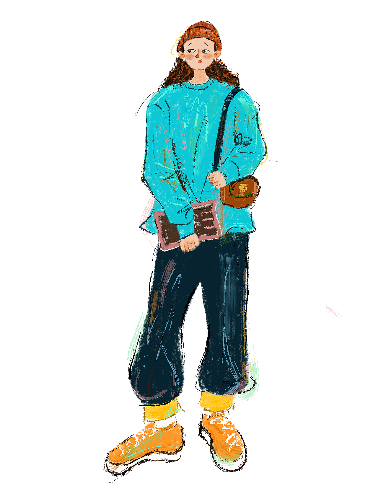 插画｜春日穿搭（图ZMjQ0NTA5OTI4） - 创作习作 - 站酷设计师爱画画的莫妮卡原创素材 - 站酷ZCOOL