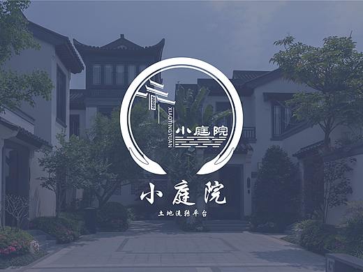 土地流转平台小庭院LOGO设计