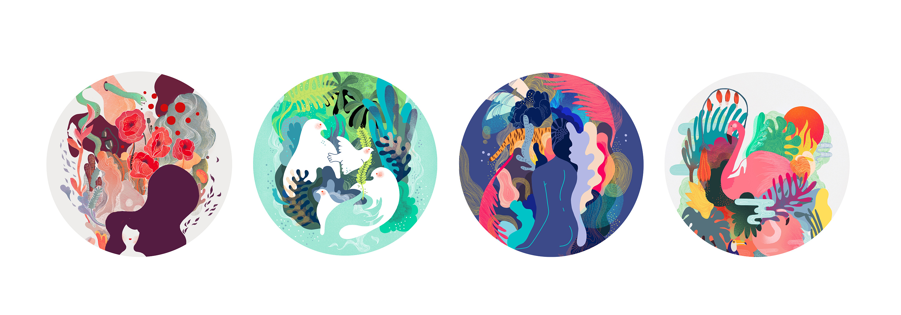 共生|插画|插画习作|你笑羊 - 原创作品 - 站酷 (zcool)