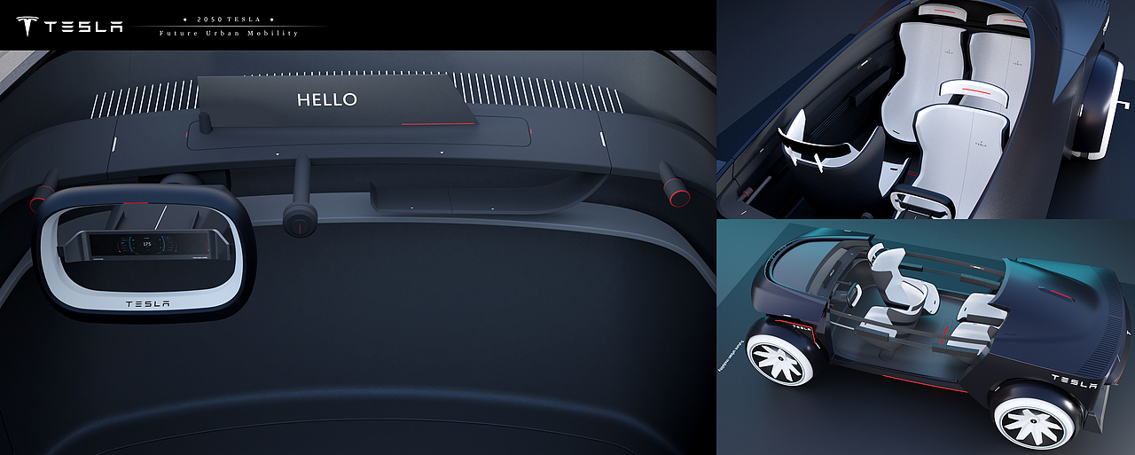 TESLA 2050 Future Urban Mobility