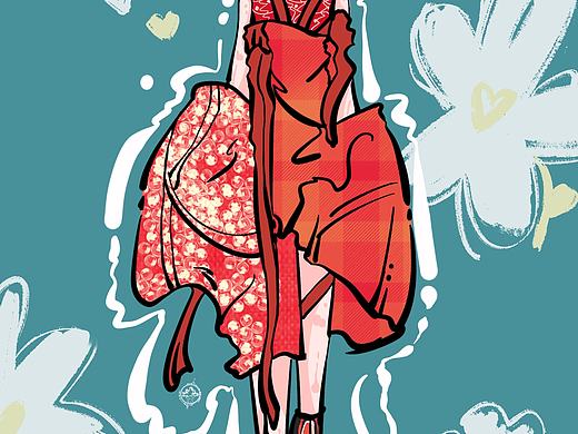 时装插画-少女系