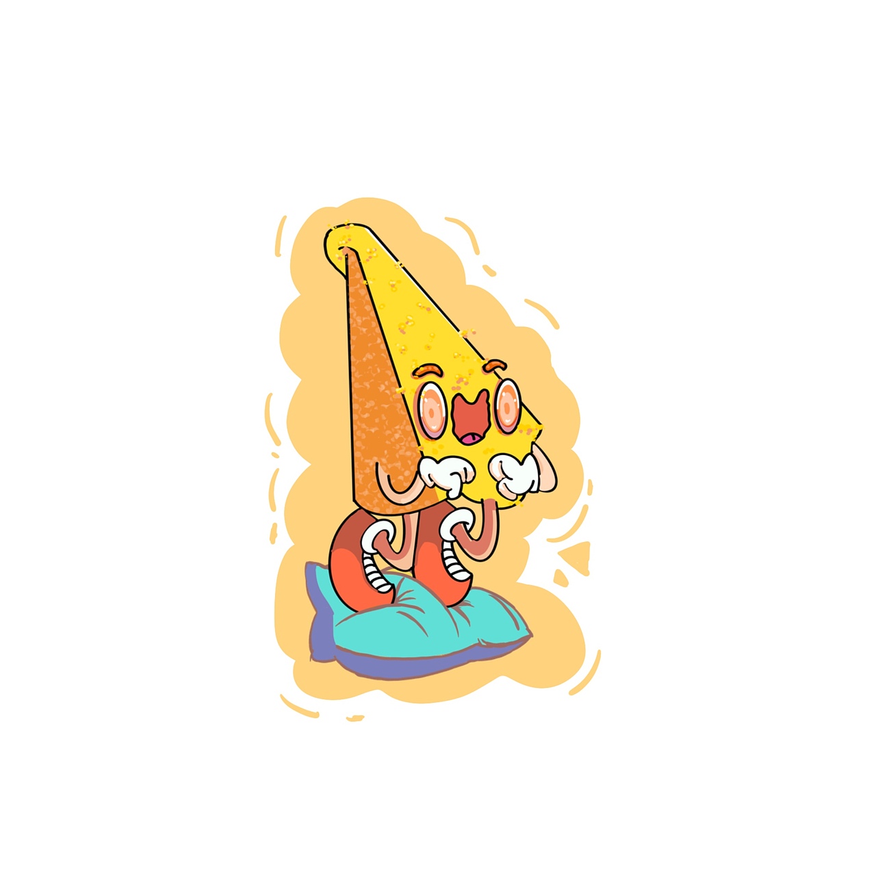 西安回民街卡通形象