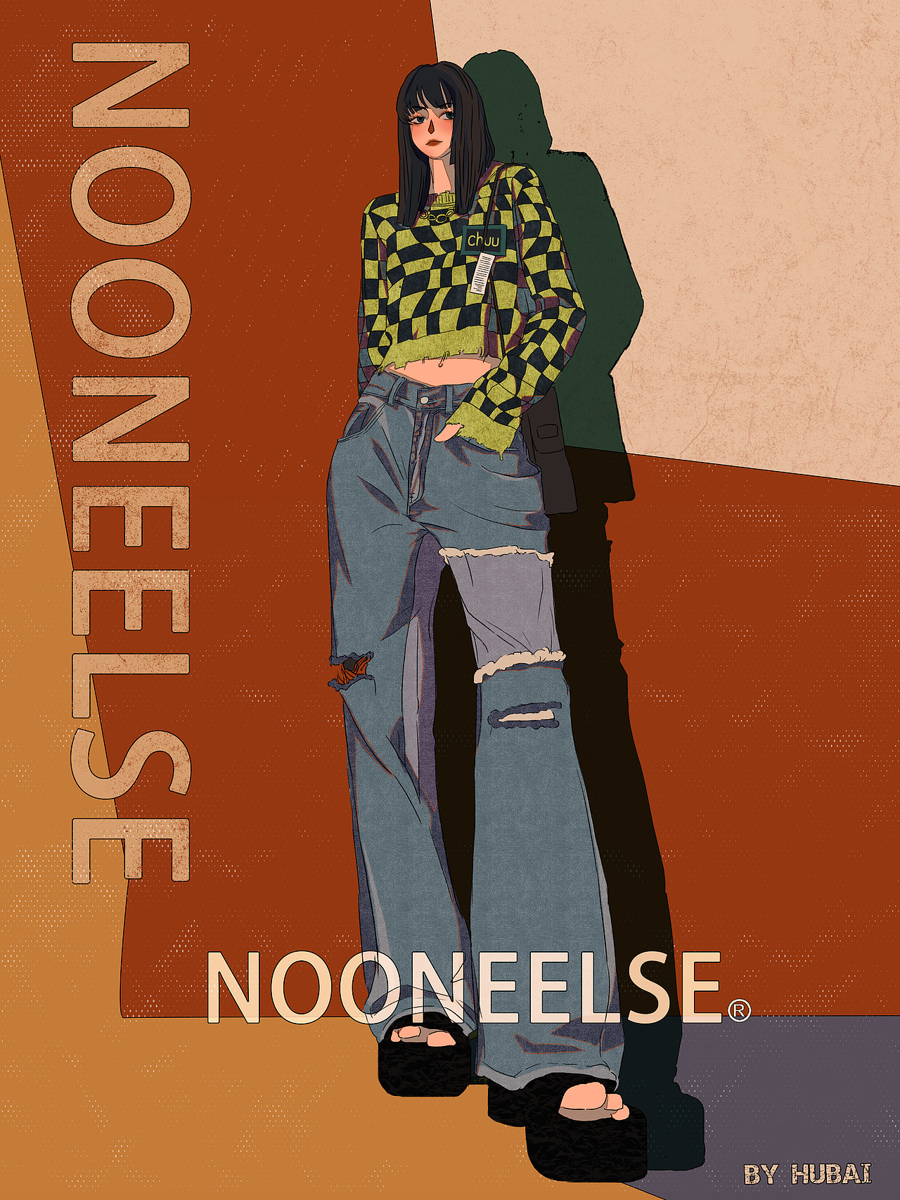 把插画穿在身上