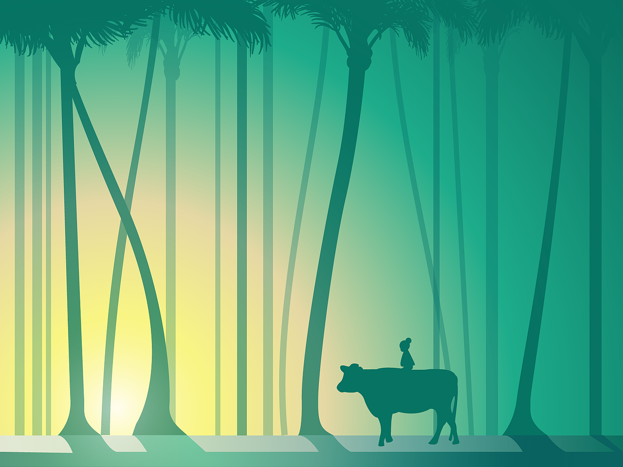 我走过山时,山不说话