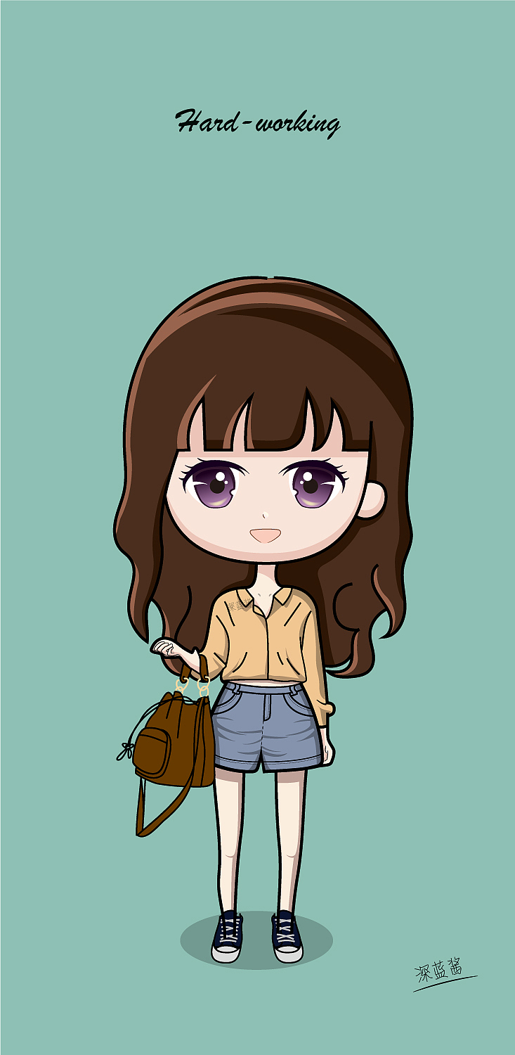 ai矢量插画人物(附步骤图)