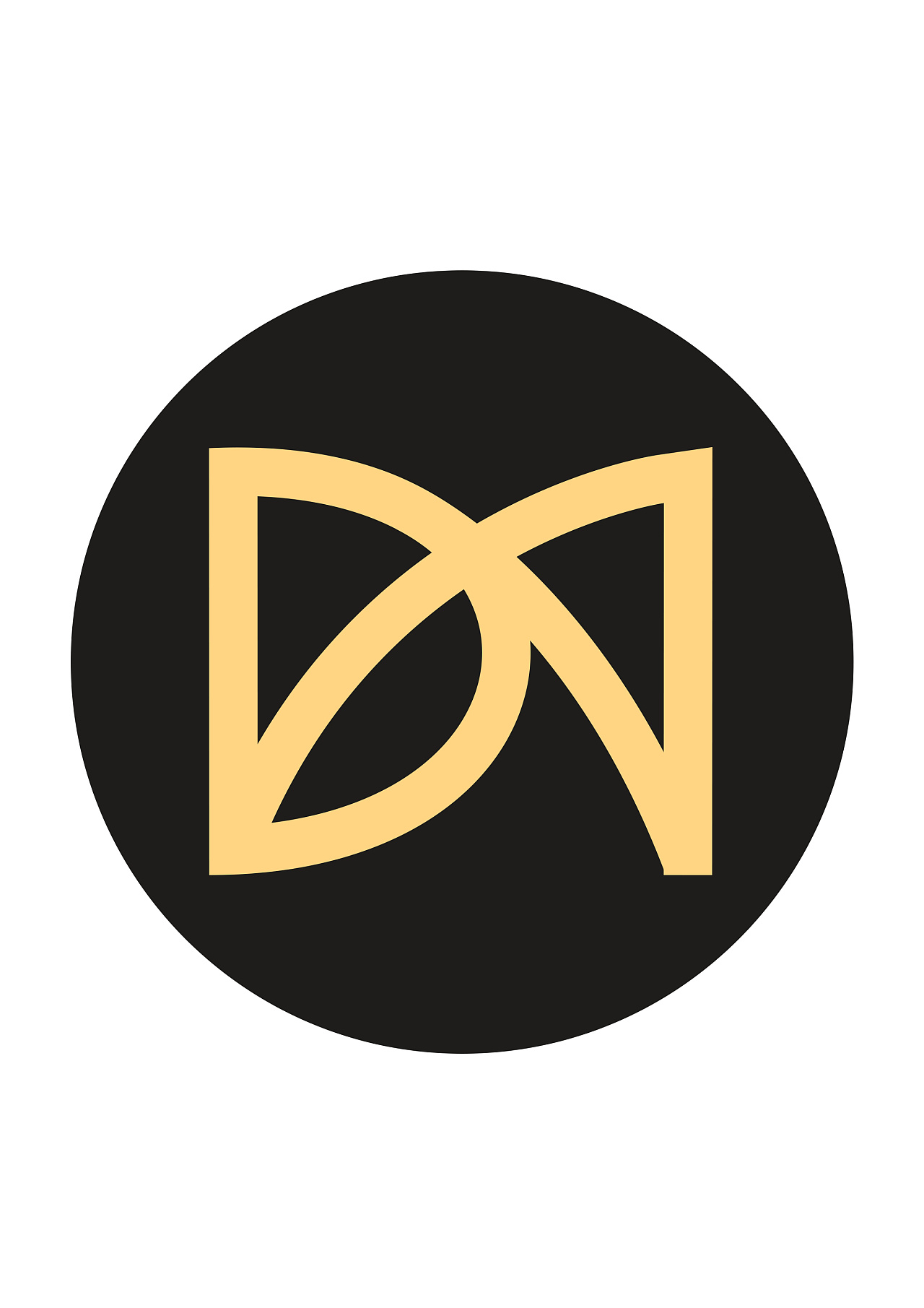 "da"字母logo设计