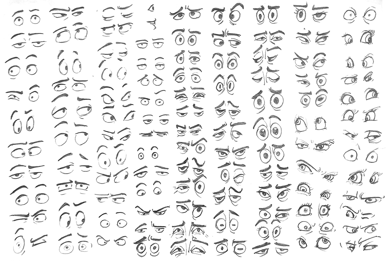 卡通人物表情（图ZMTc3NTg3MDcy） - 动画片 - 站酷设计师庄子腾原创素材 - 站酷ZCOOL