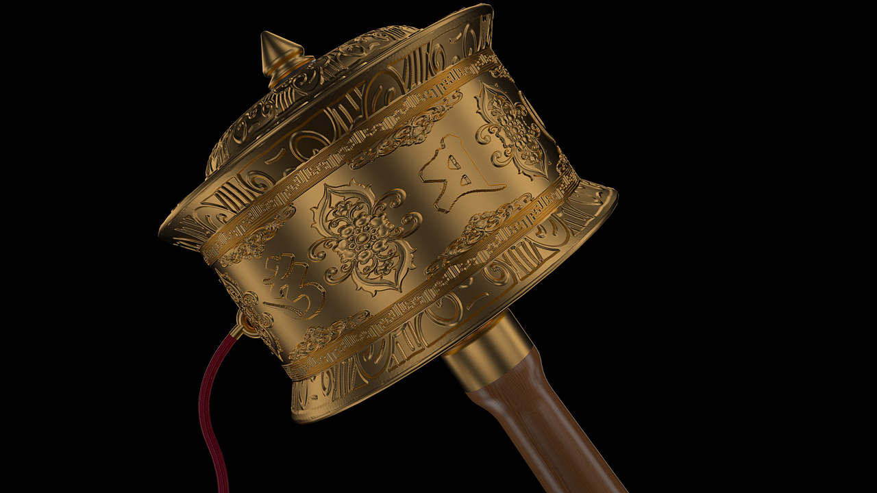 藏传佛教转经筒