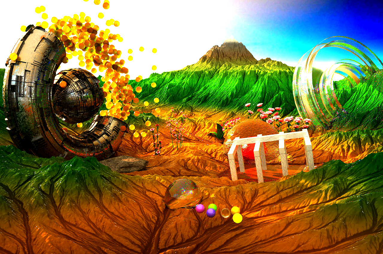 World Machine + C4D 构造创意地形