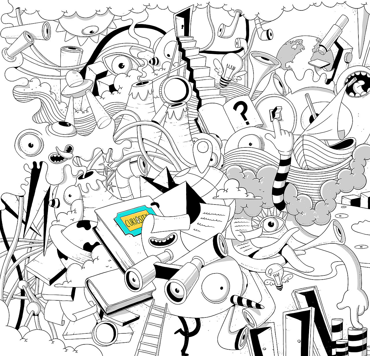 Oscar Llorens为欧洲学府HASTING NEXUS设计的插画（图ZMTk5NDE0MzYw） - 商业插画 - 站酷设计师AG艺峰国际原创素材 - 站酷ZCOOL