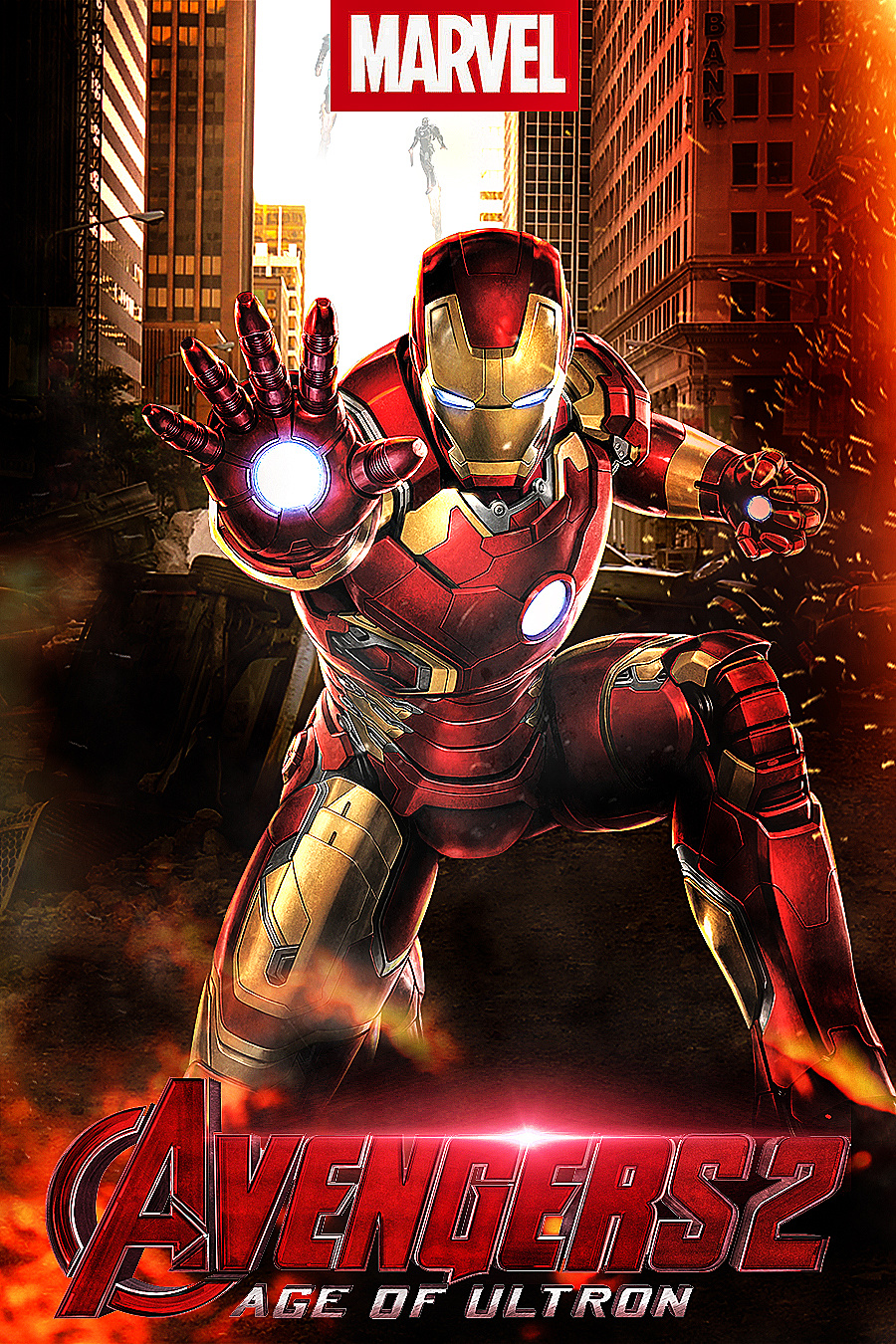 平面设计-钢铁侠-感谢卓松老师 - 原创作品 - 站酷(zcool)