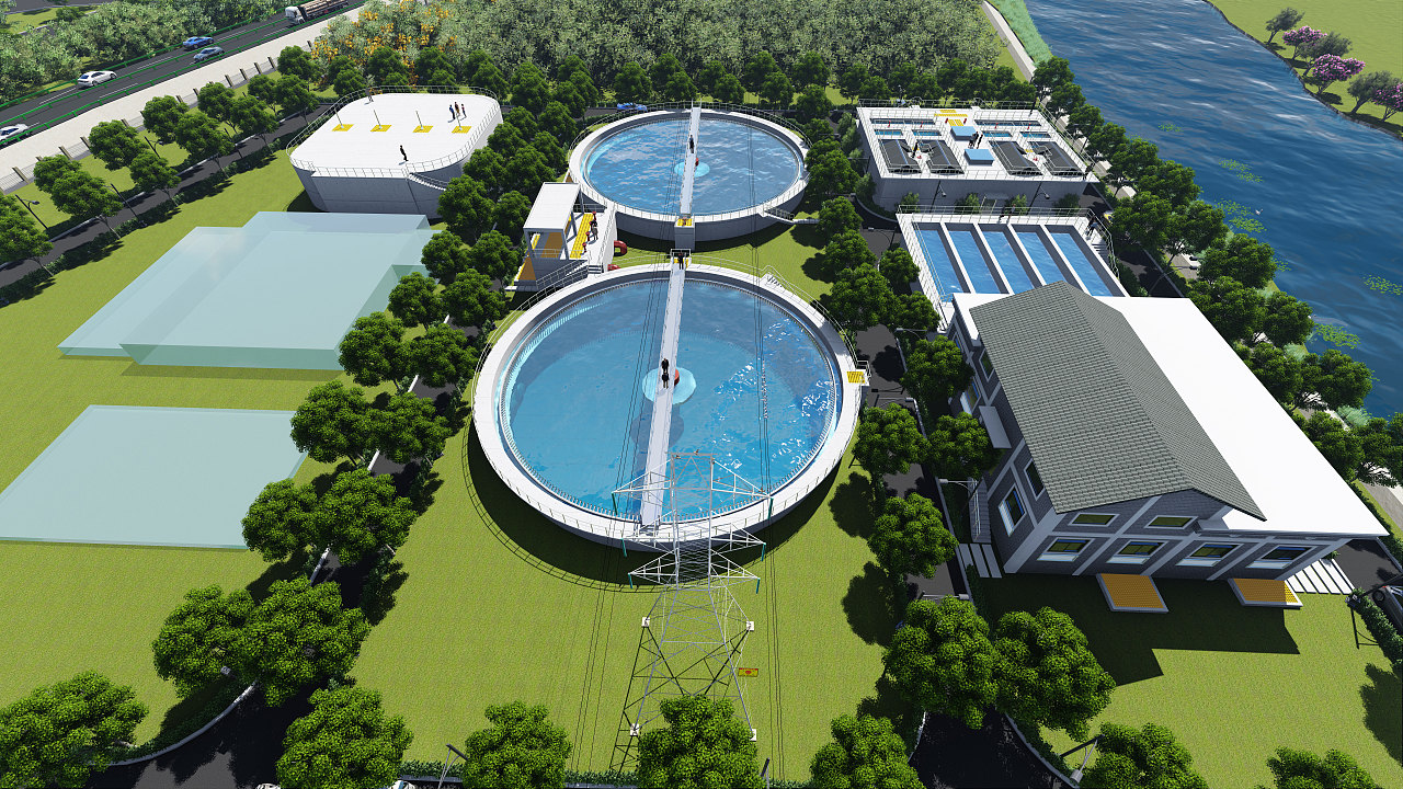 污水厂提标改造效果图