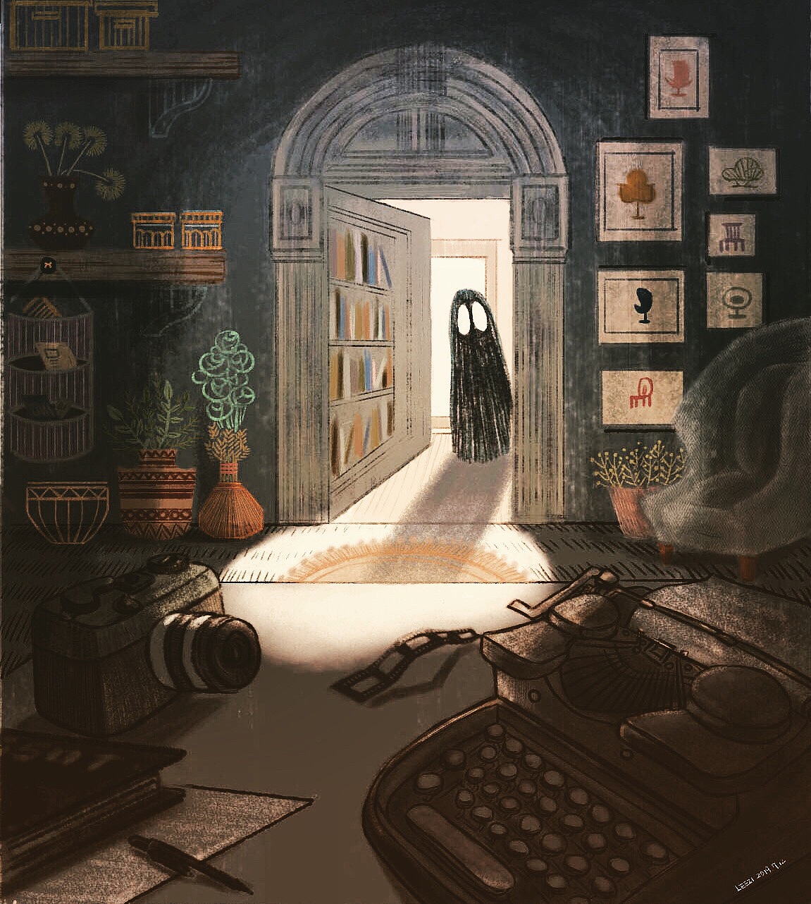 咚咚咚～是我哟～来看看我吧～（图ZMTY5MDUyODQw） - 商业插画 - 站酷设计师李子是女大王原创素材 - 站酷ZCOOL