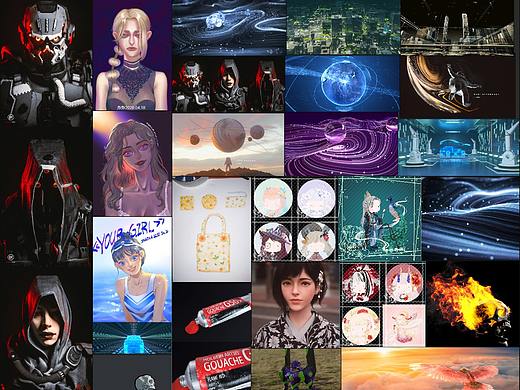 绘画交流&三维CG-成长记录打卡-2020.04