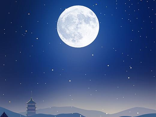 星巴克中秋插画改视频