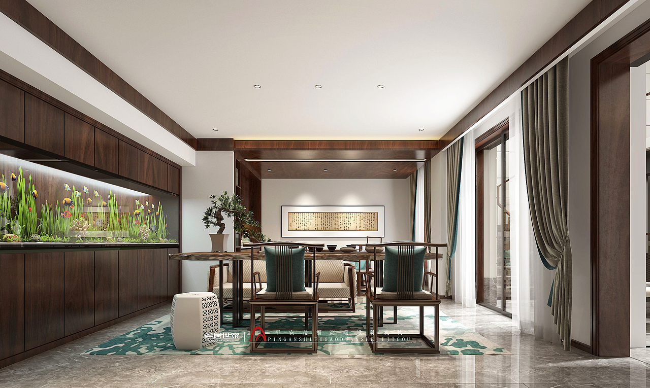 中式别墅（图ZMTkyODQ5NTY0） - 家装设计 - 站酷设计师阚凯达原创素材 - 站酷ZCOOL