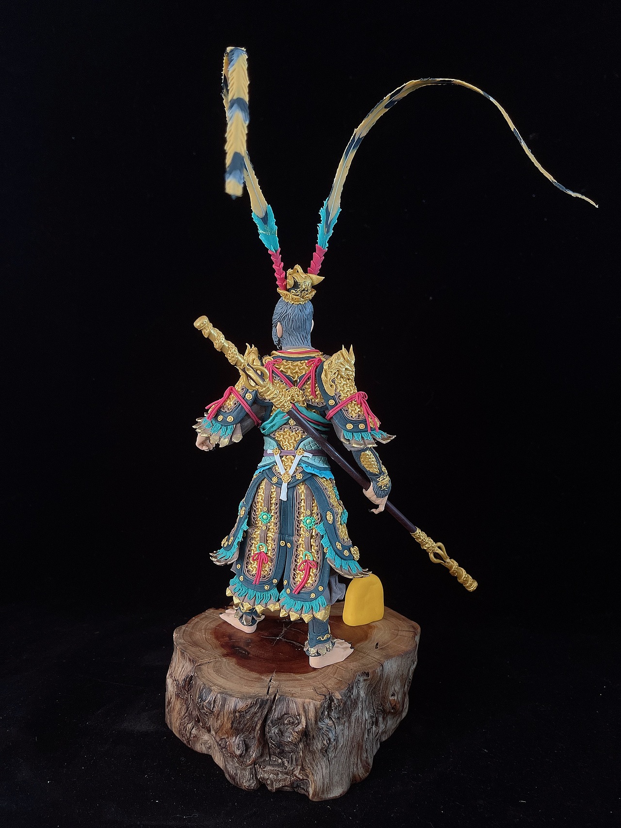 康健面塑作品《黑神话·悟空》