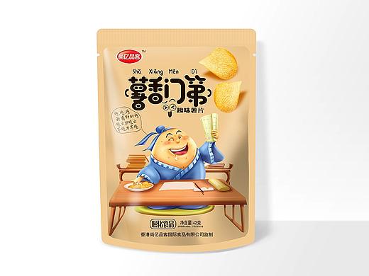 薯片插画案例