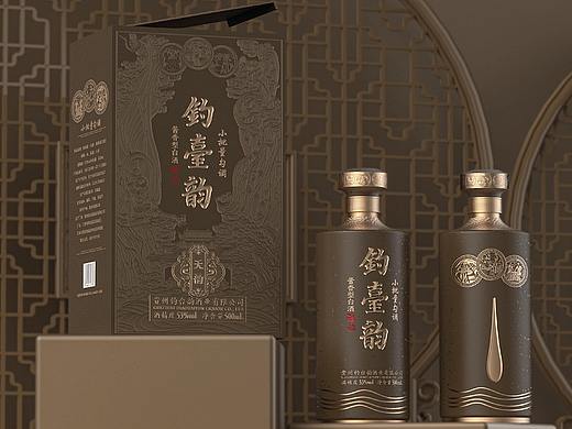 钓台韵白酒包装设计