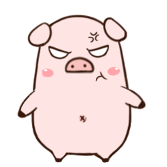 微信表情包 贱贱猪