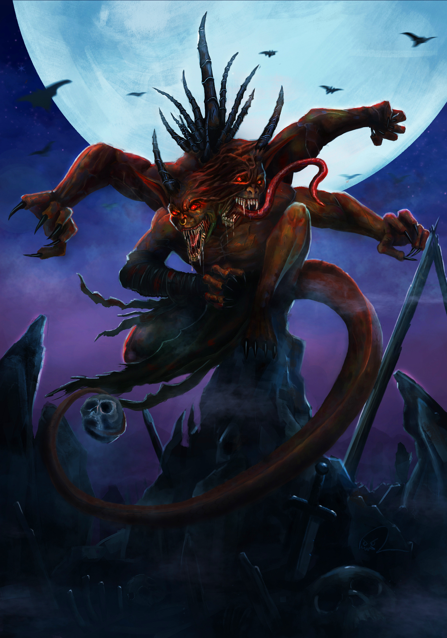 我也不知道这是啥怪物