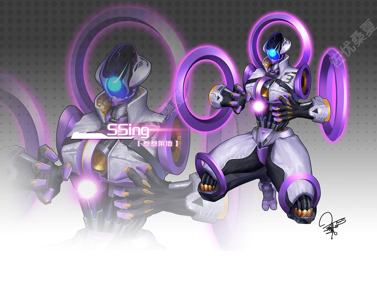 2021紫白系列合集（图ZMjg0ODM4MzIw） - 游戏原画 - 站酷设计师jaymoc佐优原创素材 - 站酷ZCOOL