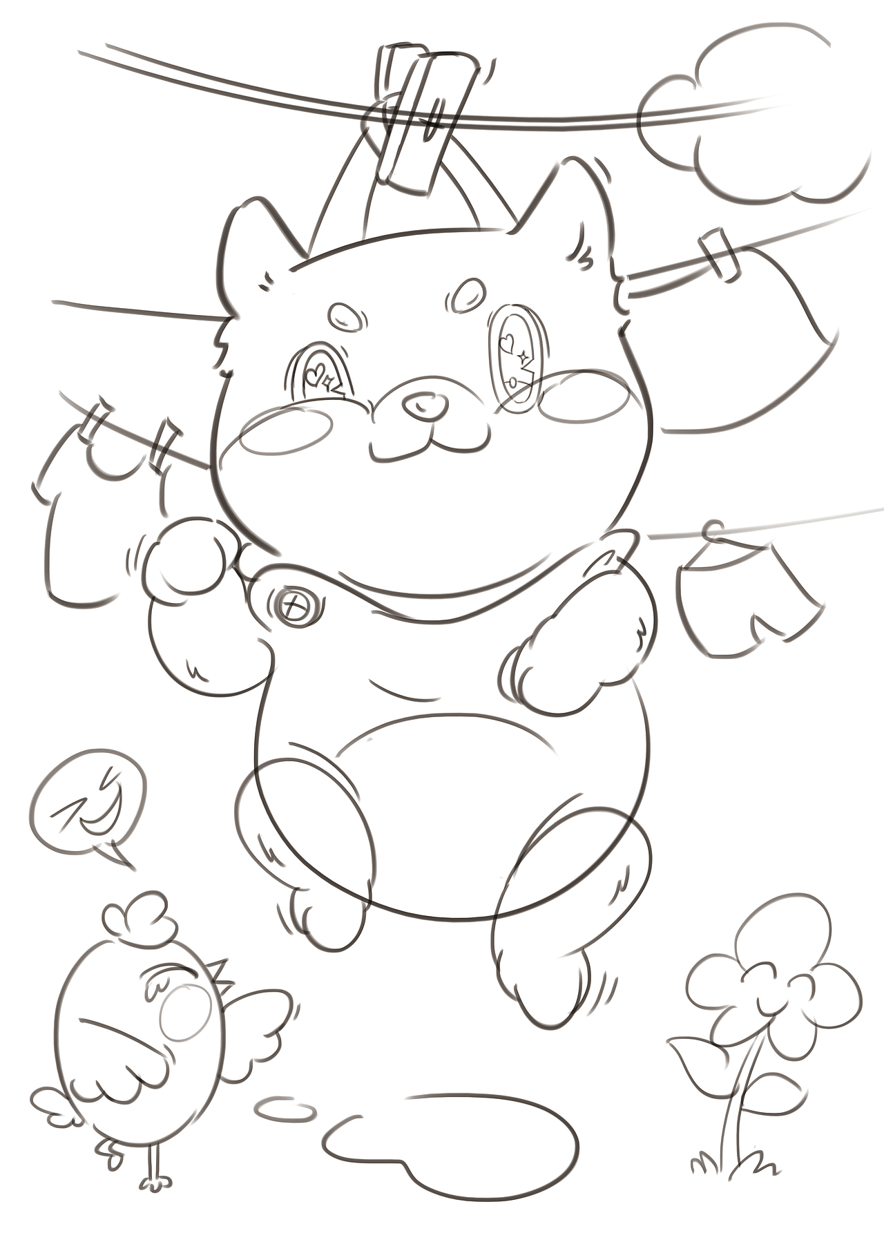 萌咔奇儿童保温杯卡通IP形象设计