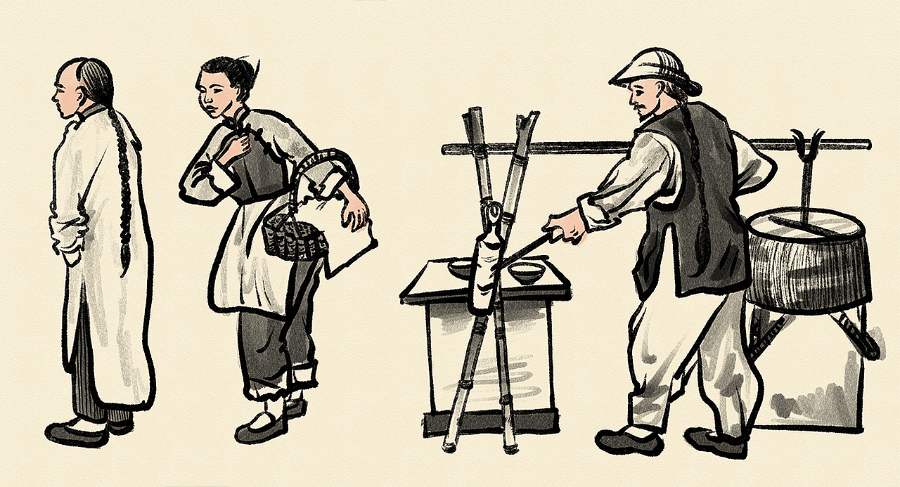 市井|插画|艺术插画|又又也是yoyo_原创作品-站酷zcool