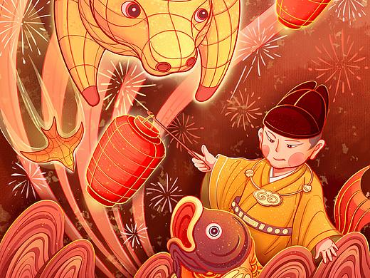 牛年新春插画系列
